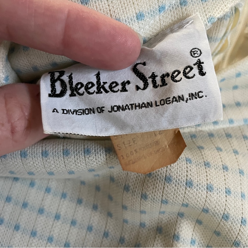 Bleeker Street vintage pleated blue dress with jacket 12 - Picture 6 of 12